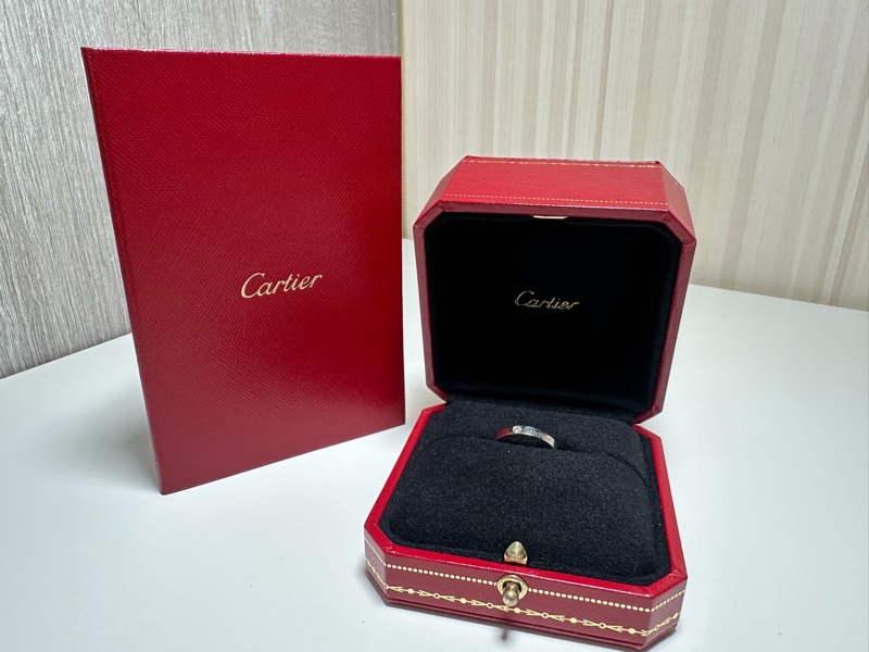Cartier C DE CARTIER婚戒 鉑金Pt 950-2