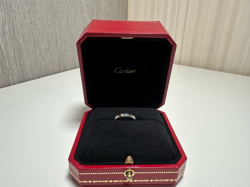 Cartier C DE CARTIER婚戒 鉑金Pt 950-3