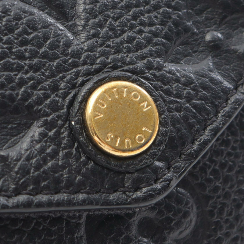 路易威登 Pochette Felice 單肩包 M64064 Monogram empreinte 黑色 二手-6