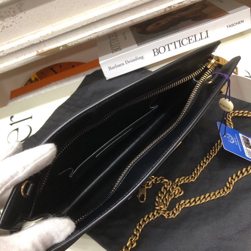 YSL 黑金曼哈顿黑金斜挎包-4