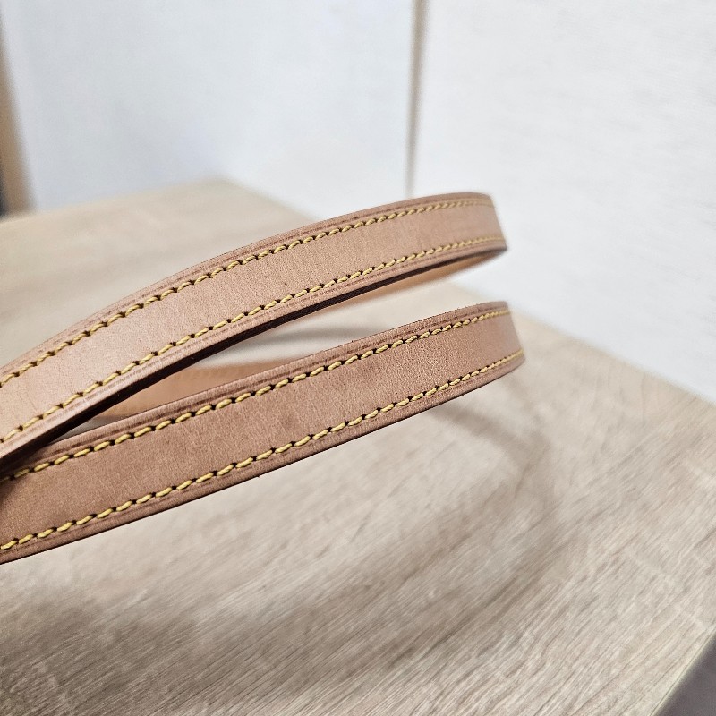 [稀有好物❣️] LV苯染皮金釦斜背帶-12