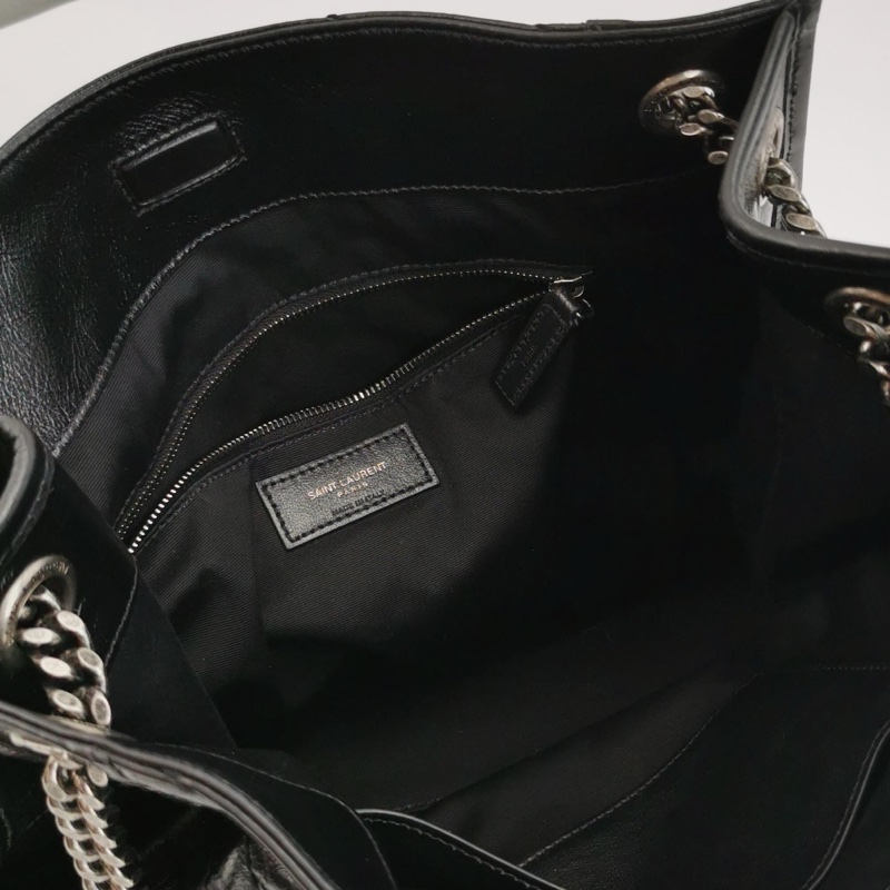 YSL 黑色 niki Shopping bag 中號 肩背包 🈶購證-4