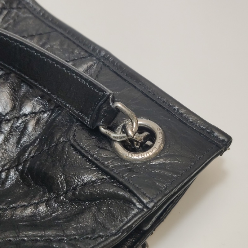 YSL 黑色 niki Shopping bag 中號 肩背包 🈶購證-9