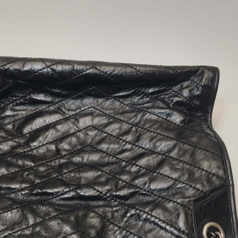 YSL 黑色 niki Shopping bag 中號 肩背包 🈶購證-13