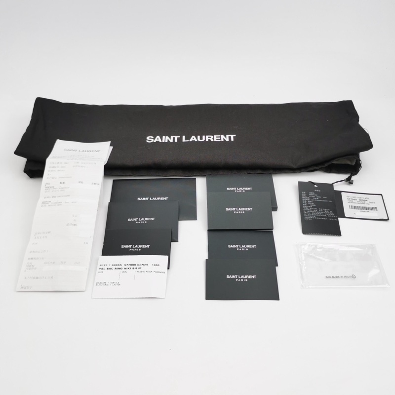 YSL 黑色 niki Shopping bag 中號 肩背包 🈶購證-19