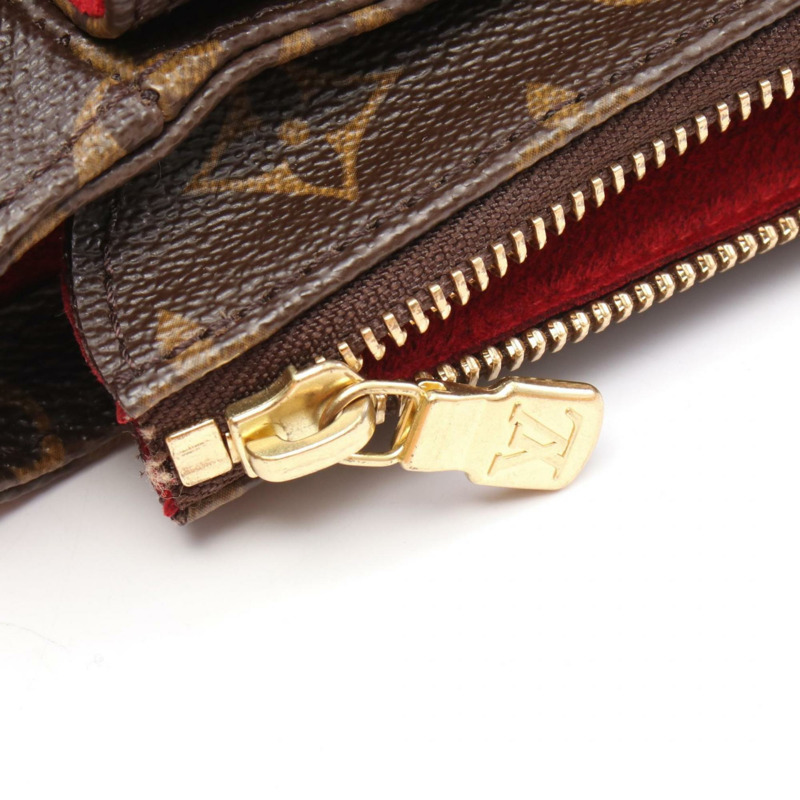 Louis Vuitton Viva Cite GM 塗層帆布和皮革單肩包,帶字母設計,棕色,M51163-6