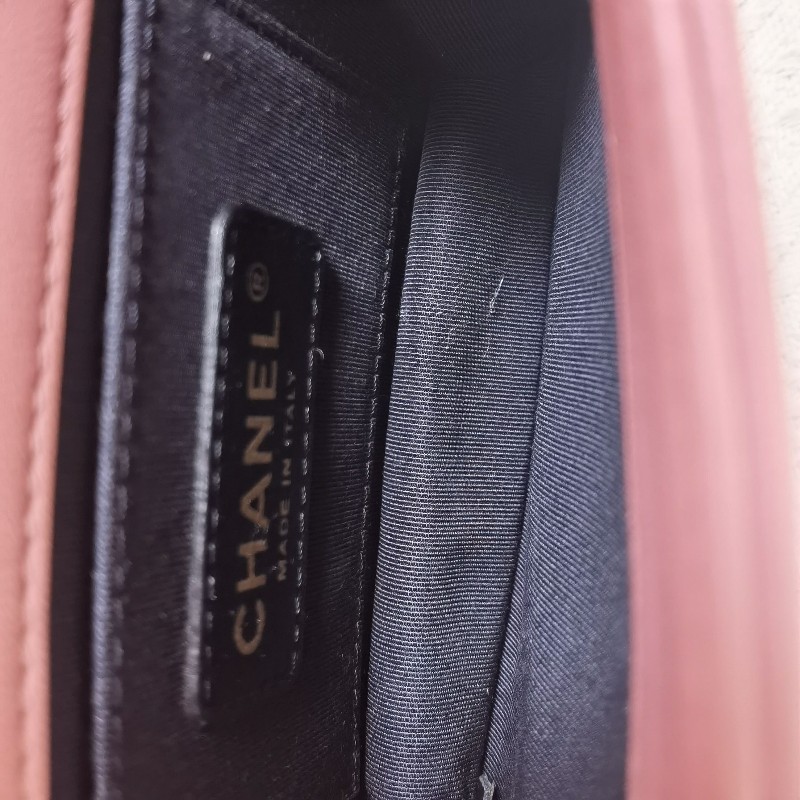 CHANEL香奈兒 15k口蓋包 粉色 肩背包 斜背包-13