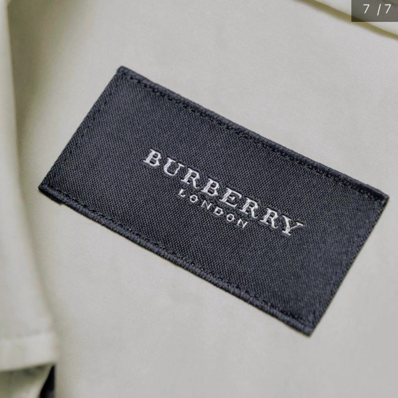 BURBERRY白色棉質薄拉鍊夾克外套 男女皆可穿✨-6