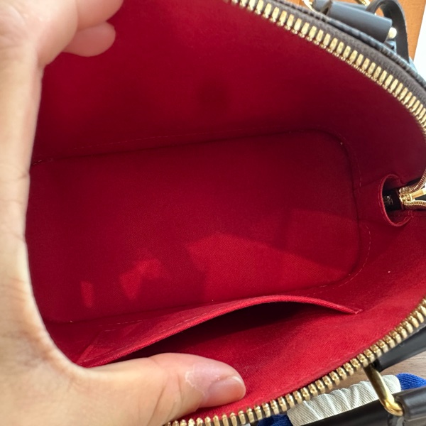 LVAlma BB 貝殼包 梅拉得焦糖色棋盤格款 #晶片版  💗腋下背超好看-18