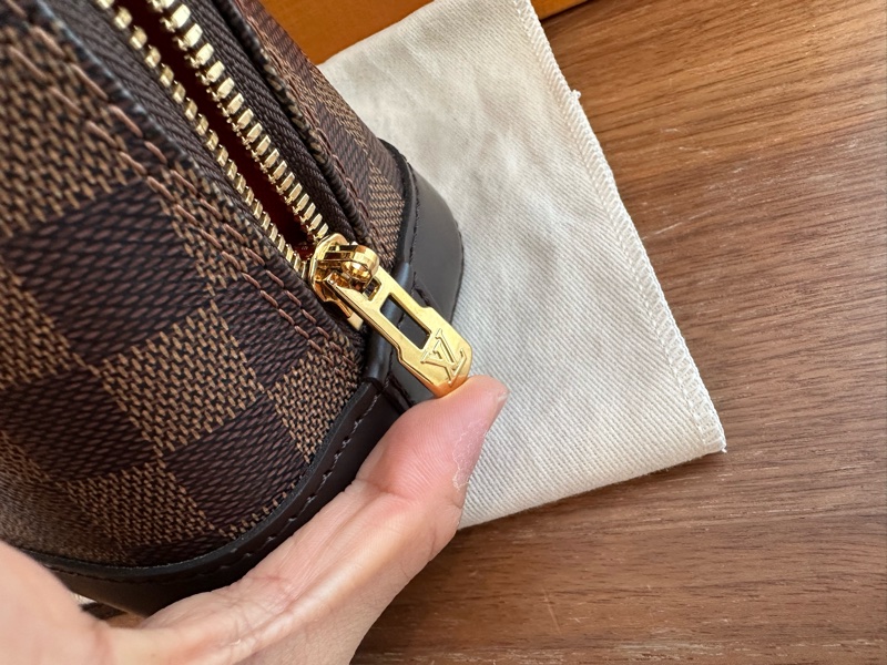 LVAlma BB 貝殼包 梅拉得焦糖色棋盤格款 #晶片版  💗腋下背超好看-19