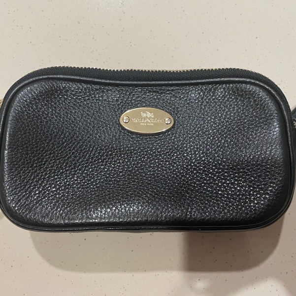 coach隨身斜背包 皮質非常好 吊牌已剪 工作關係 服裝搭配用 搭配服裝使用 型號 53372-9
