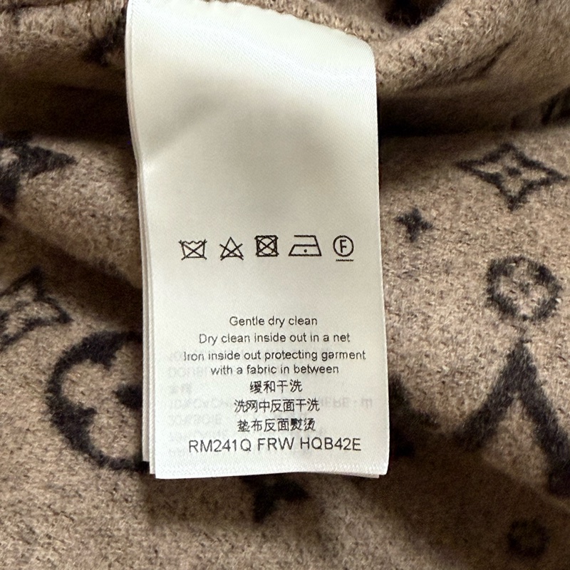 Louis Vuitton beige wool oversized shirt jacket 外套 襯衫-7