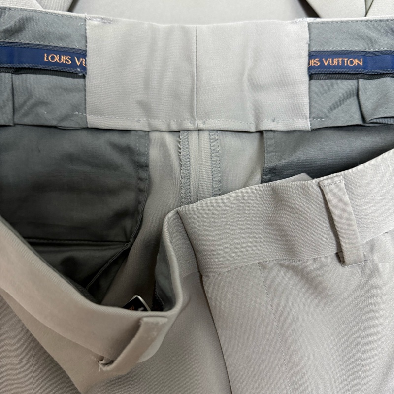Louis Vuitton grey wool oversized blazer and pants 西裝-7