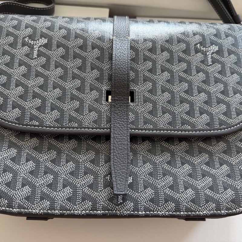 Goyard GM 灰色 郵差包-9