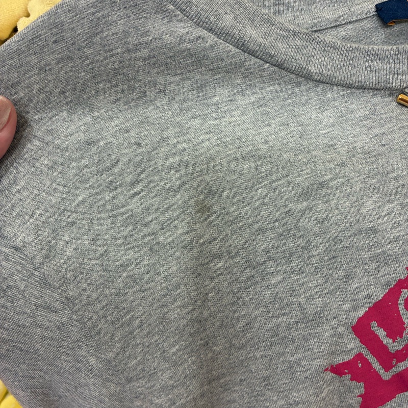 Louis vuitton 路易威登 女款 經典logo灰色造型鍊 二手上衣-14