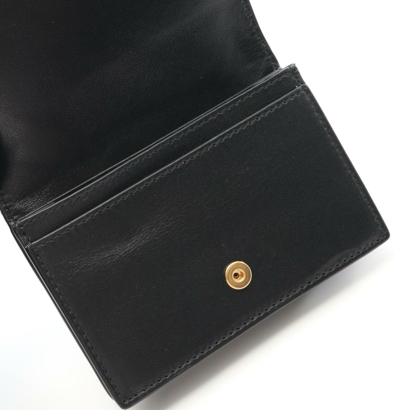 BOTTEGA VENETA Intrecciato 卡包 667141VCPP38425 皮革 黑色 全新 男士 BV-5