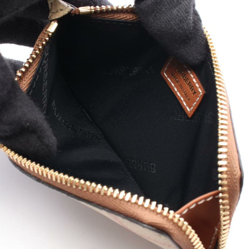 BURBERRY 零錢包 8094427 皮革 PVC 米色 棕色 多色 全新 女款-2