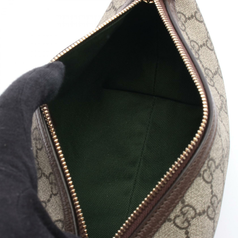 GUCCI Ophidia GG Supreme 單肩包 838477FAE0P9746 PVC 塗層帆布皮革米棕色多色新款女款-2