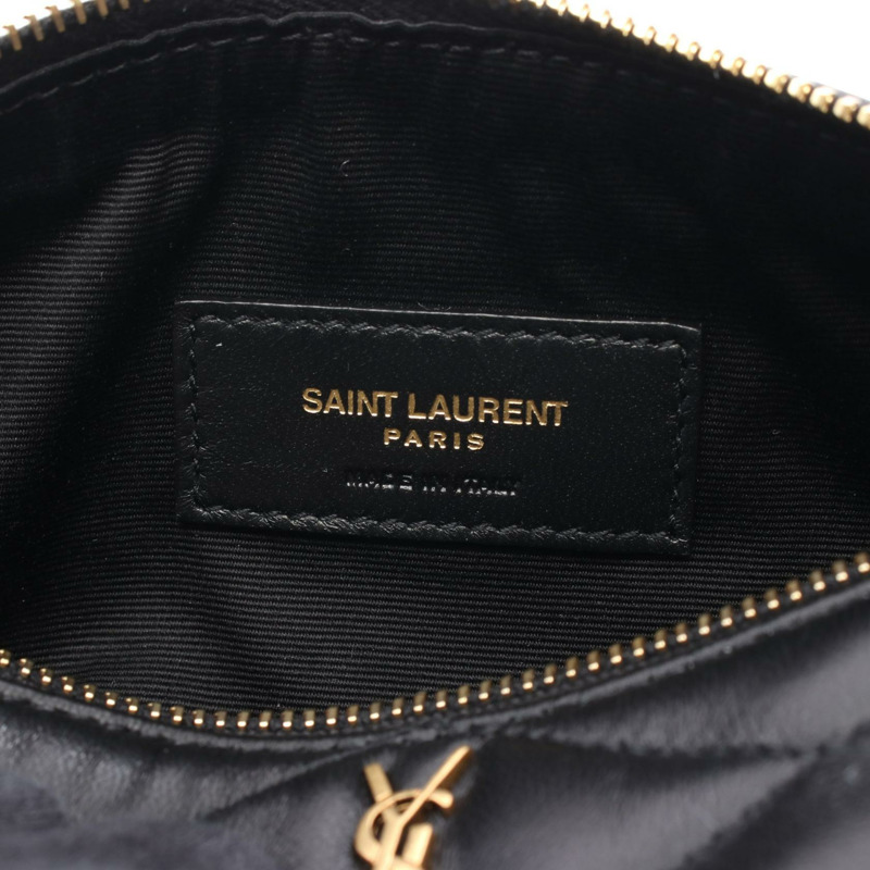 SAINT LAURENT PARIS 單肩包 699703AAAJU1000 皮革 黑色 全新 女款-3
