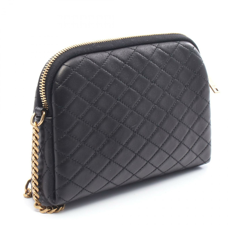 SAINT LAURENT PARIS Gabby 鏈條包單肩包 7336671EL071000 皮革黑色新款女款-1