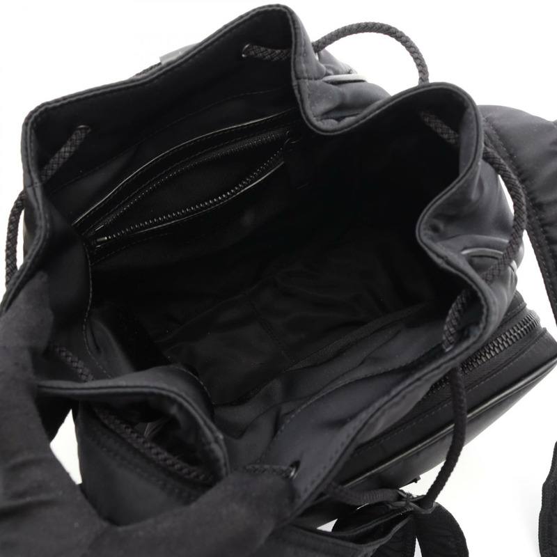 SAINT LAURENT PARIS Niki 水桶包 單肩包 793238FAC211000 尼龍皮革 黑色 全新 女款-2