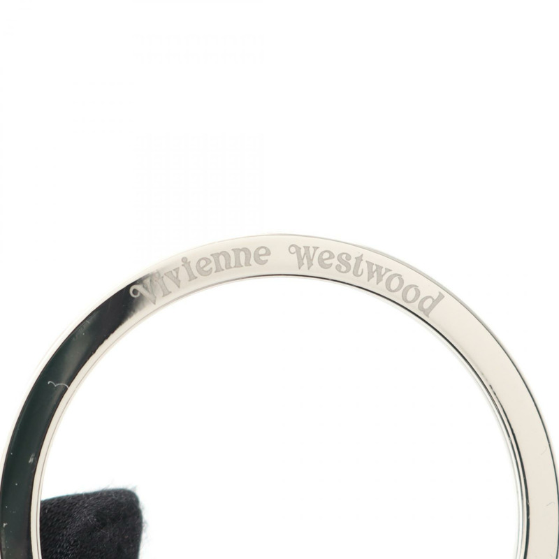Vivienne Westwood MIRROR HEART ORB 鑰匙圈 8203011WUOM0014N403 皮革金屬銀色黑色全新女款-2