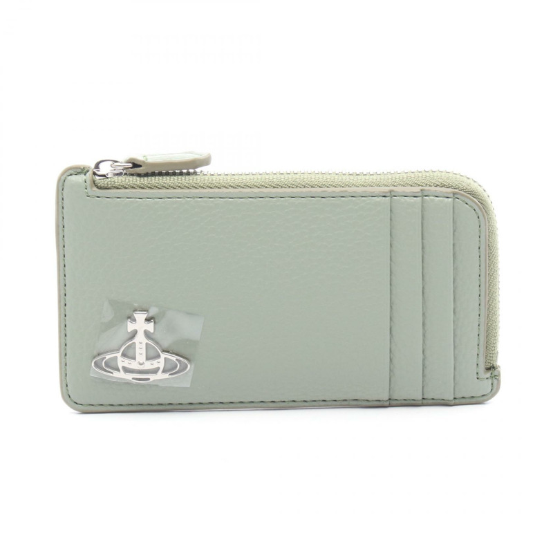Vivienne Westwood Orb 零錢包 5402000HWS000DM402 皮革 綠色 全新 女款-0