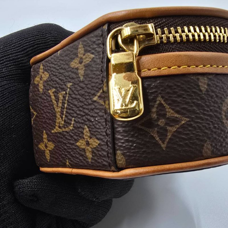 【舊愛新歡】LV 老花迷你圓餅鍊條包- a731002-1