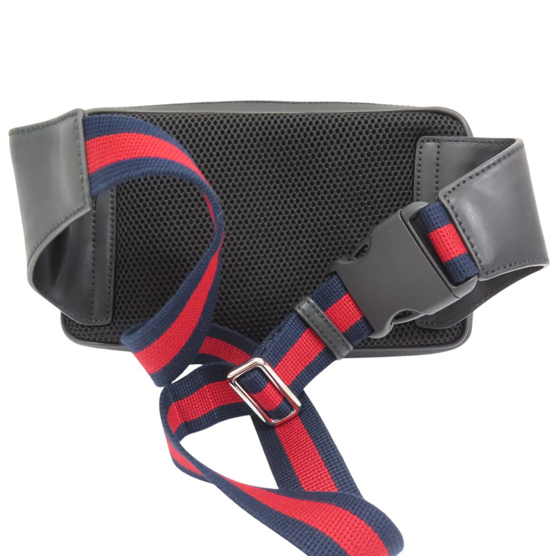 黑色 GG Supreme帆布 腰包【GUCCI 古馳】 474293-1