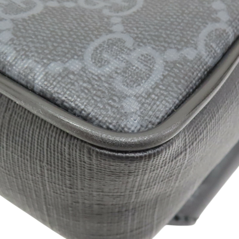 黑色 GG Supreme帆布 腰包【GUCCI 古馳】 474293-10