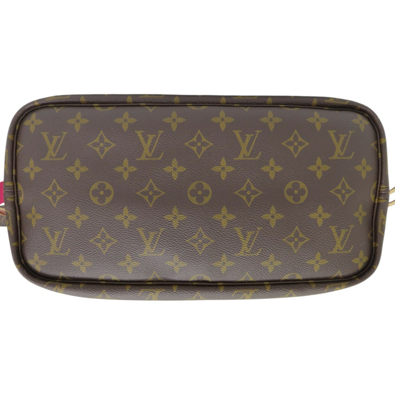 棕色 原花帆布 Neverfull MM Inside Out Stripe 托特包【LOUIS VUITTON LV 路易威登】 M12707-3