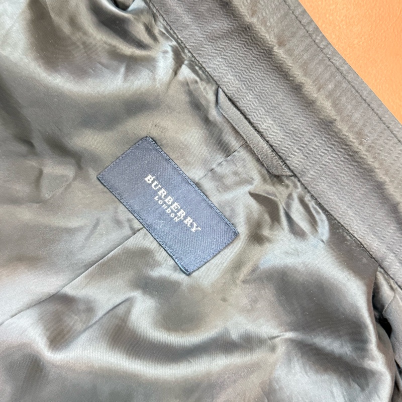 真品Burberry London Blouson 輕質外套 無襯裡後背 男士中號（歐洲S碼）深灰色-7