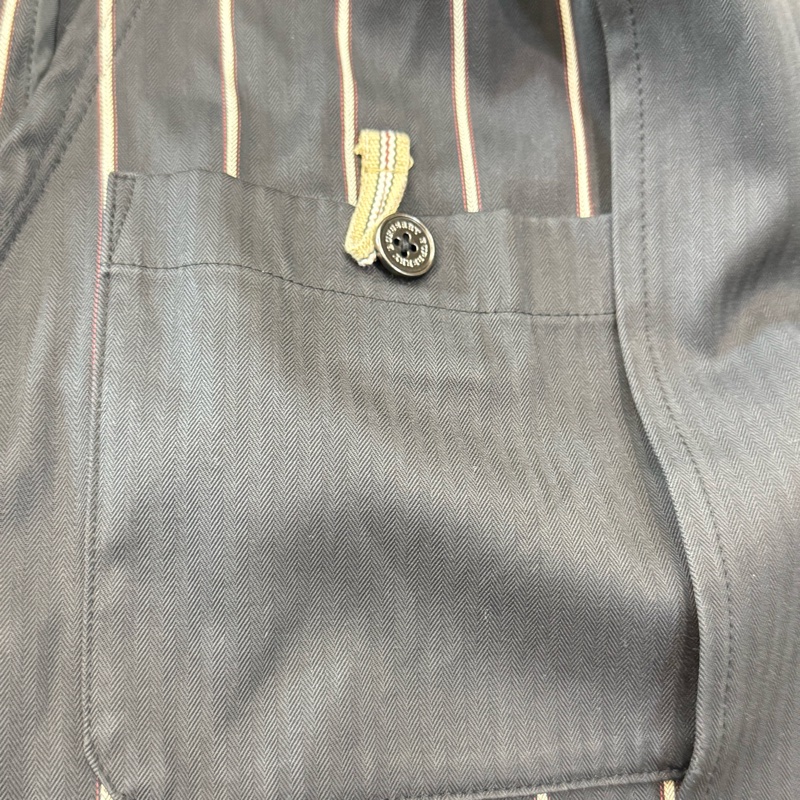 真品Burberry London Blouson 輕質外套 無襯裡後背 男士中號（歐洲S碼）深灰色-13
