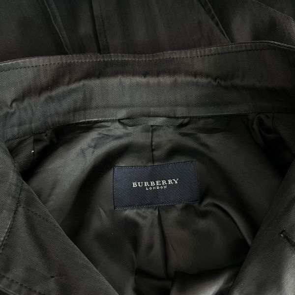真品Burberry London Blouson 輕質外套 無襯裡後背 男士中號（歐洲S碼）深灰色-20