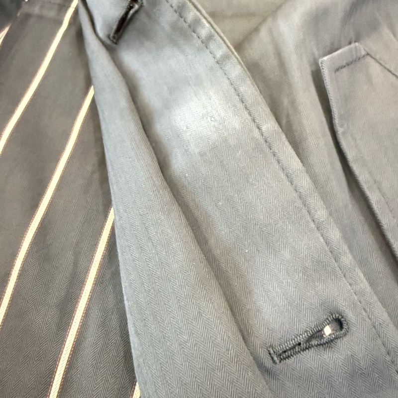 真品Burberry London Blouson 輕質外套 無襯裡後背 男士中號（歐洲S碼）深灰色-21