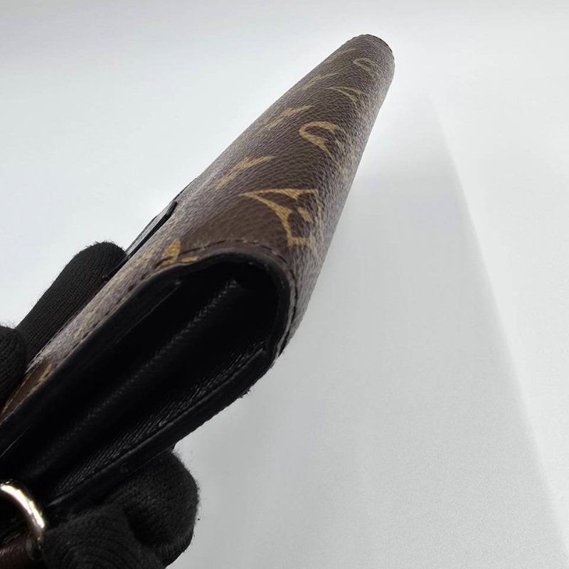 【舊愛新歡】LV 老花拼接手拿ㄇ字長夾-a265908-1