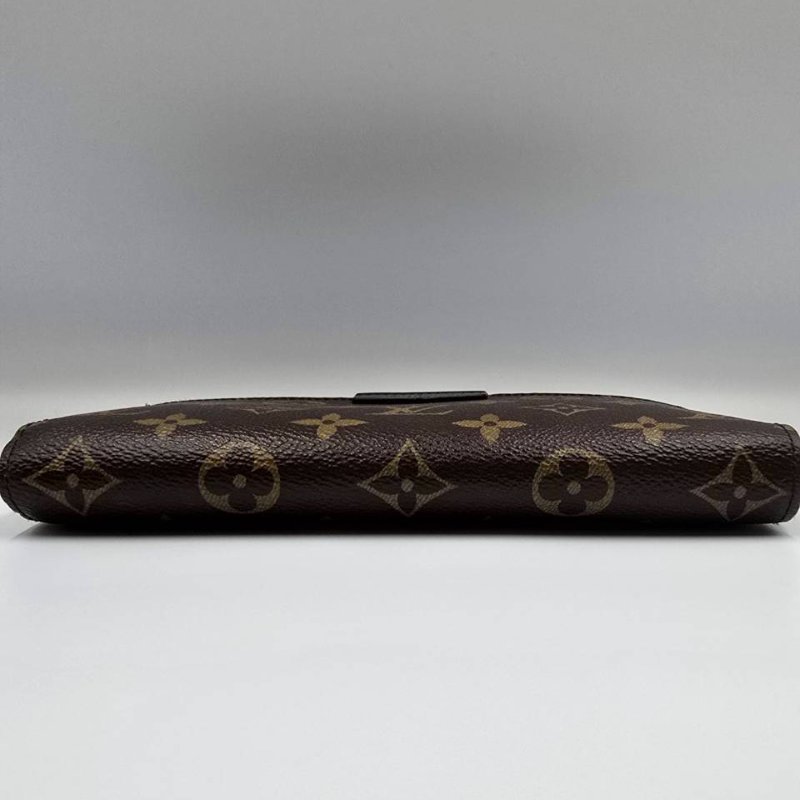 【舊愛新歡】LV 老花拼接手拿ㄇ字長夾-a265908-3
