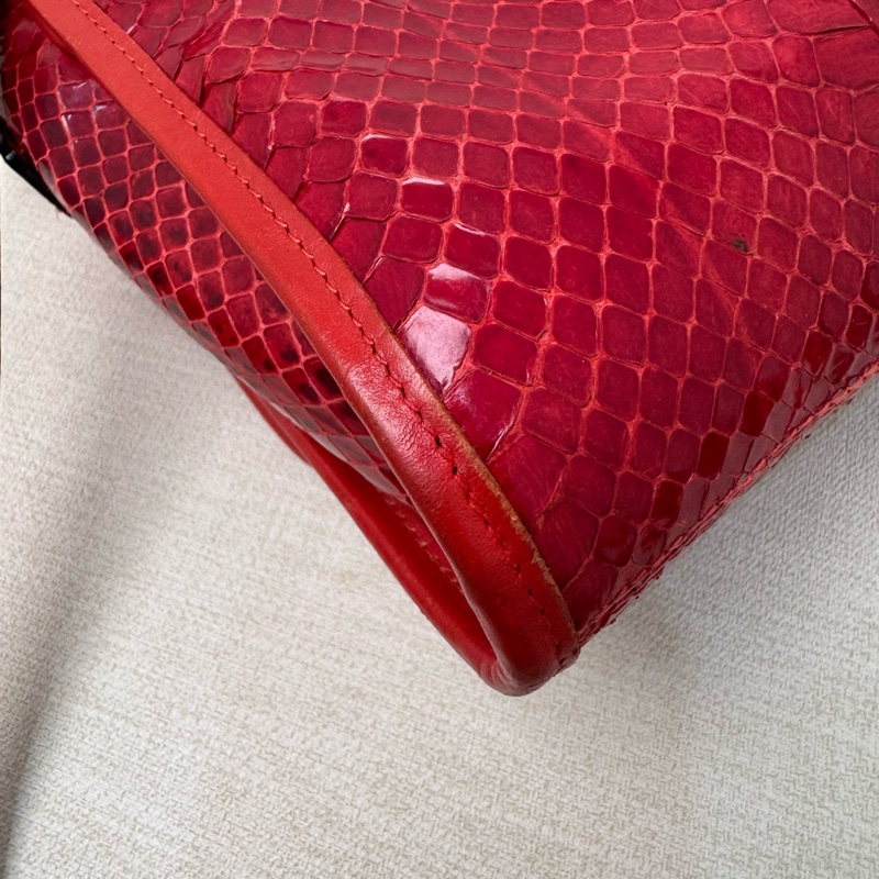 FENDI 蟒蛇皮肩包-12