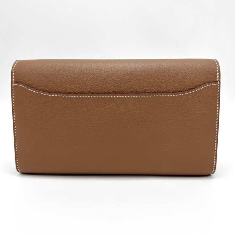 HERMES 金棕銀扣康康togo肩背斜背包20*11*3 99新配件盒子塵袋-5