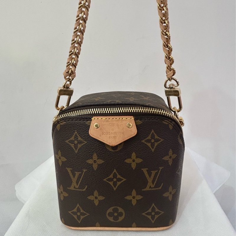 LV老花方型骰子包-4