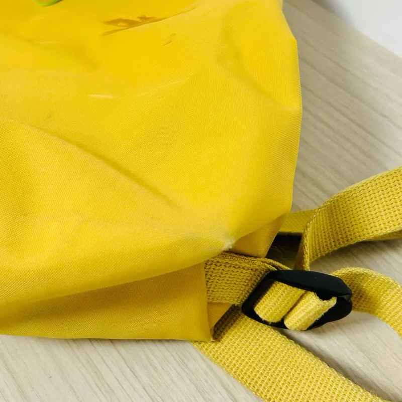 LONGCHAMP 後背包 Le Pliage Green 奔馬刺繡尼龍後背包 黃色-5