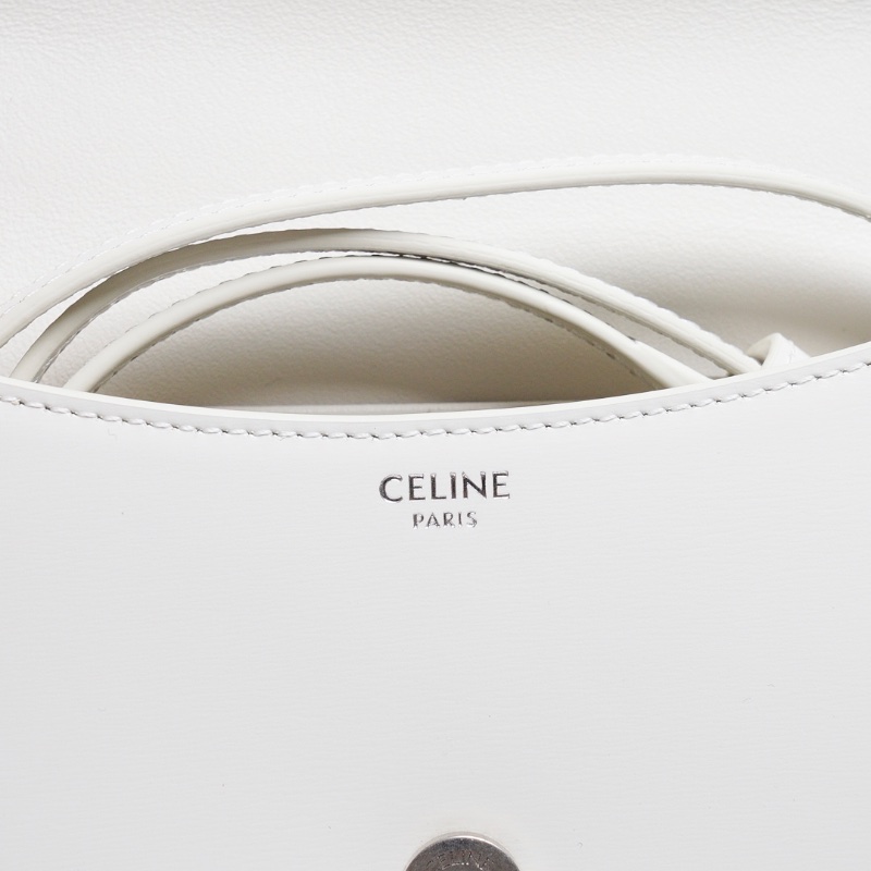 CELINE LOLA亮澤牛皮革手袋-6
