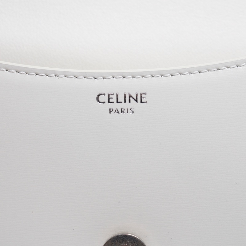 CELINE LOLA亮澤牛皮革手袋-7