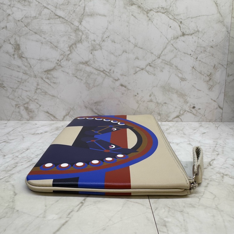 HERMES Carre Pock長版置物小包Z刻-4