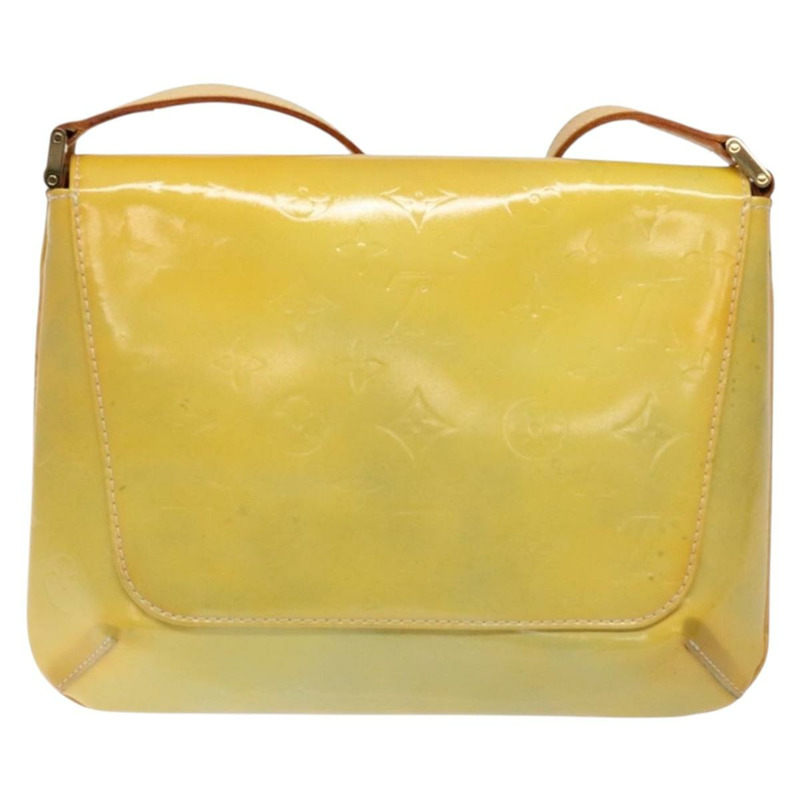 【日本直送】路易威登 Monogram Vernis Thompson Street Bag Gris M91008 LV Auth gh689-1