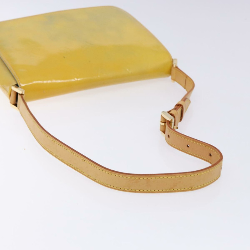 【日本直送】路易威登 Monogram Vernis Thompson Street Bag Gris M91008 LV Auth gh689-6