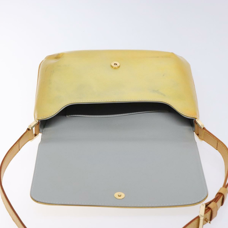 【日本直送】路易威登 Monogram Vernis Thompson Street Bag Gris M91008 LV Auth gh689-9