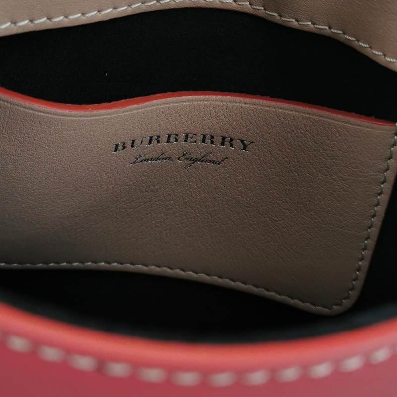 Burberry DK88 牛皮 拼色 鎖扣 斜背包 單肩包-7