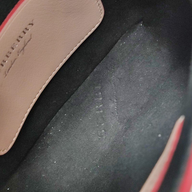 Burberry DK88 牛皮 拼色 鎖扣 斜背包 單肩包-9