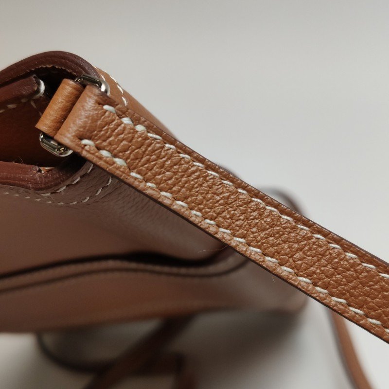 Hermes H Passant 牛皮 幾何 線條 H造型 斜背包 單肩包-9